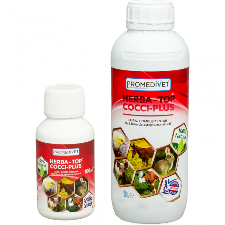 Herba-Top Cocci Plus – Tratamiento Coccidiosis en Gallinas, Conejos y Más